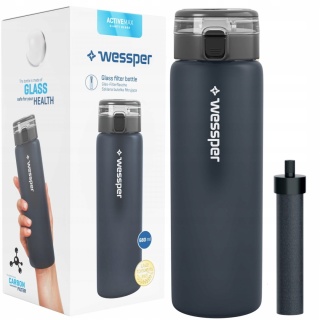 Bidon Butelka filtrująca Wessper ActiveMax Clarti 0,68l MAT+ 1x Filtr
