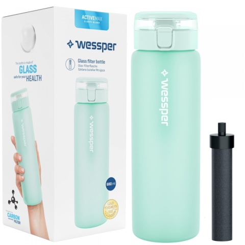 Bidon Butelka filtrująca Wessper ActiveMax Clarti 0,68l MAT+ 1x Filtr