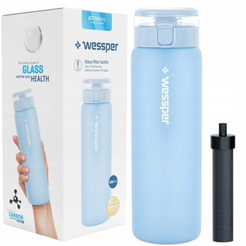 Bidon Butelka filtrująca Wessper ActiveMax Clarti 0,68l MAT+ 1x Filtr
