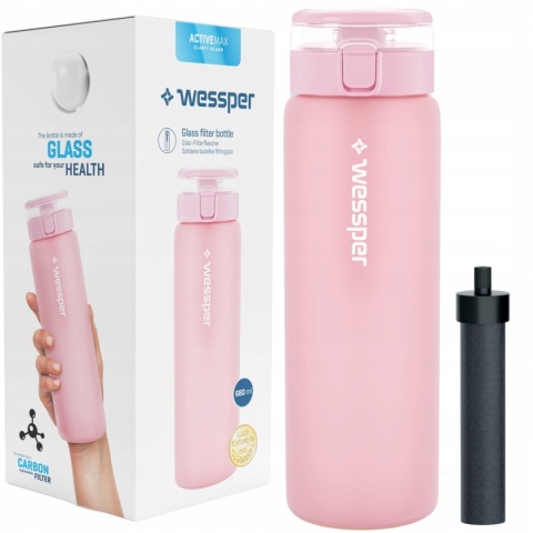 Bidon Butelka filtrująca Wessper ActiveMax Clarti 0,68l MAT+ 1x Filtr