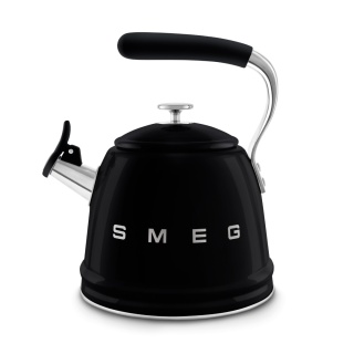 Czajnik z gwizdkiem SMEG WKF01BL CZARNY