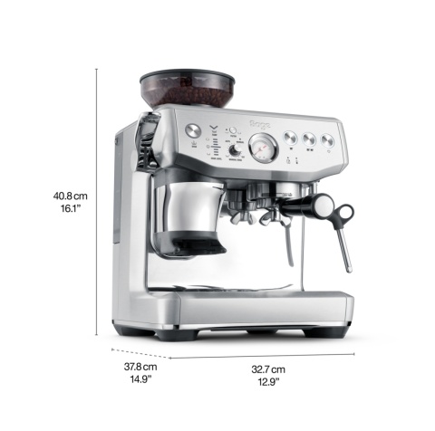 Ekspres kolbowy SAGE SES876BST Barista Express Impress GRAFITOWY
