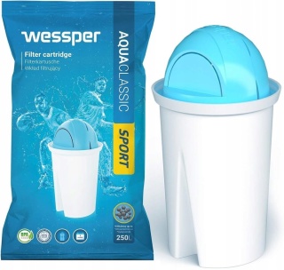 FILTR WESSPER AQUACLASSIC SPORT WODY AQUA CLASSIC do DZBANKA BRITA DAFI