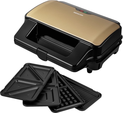 SENCOR SSM 9977CH opiekacz do kanapek 4w1 CHAMPAGNE