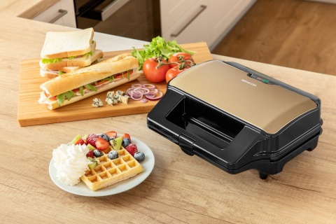SENCOR SSM 9977CH opiekacz do kanapek 4w1 CHAMPAGNE