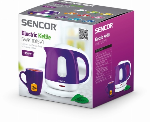 SENCOR SWK 1015VT czajnik elektryczny 1l FIOLETOWY