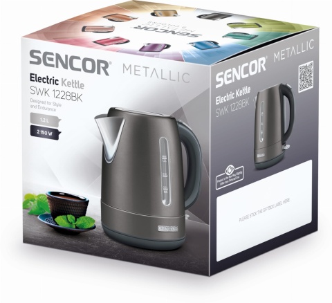SENCOR SWK 1228BK Czajnik elektryczny 1,2l BLACK