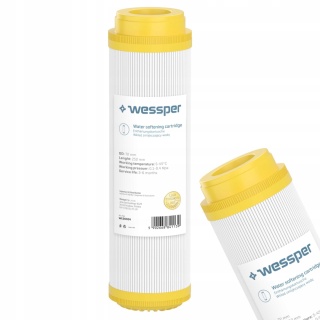 Wessper filtr wstępny do wody zmiękczający 10" wkład z żywicą