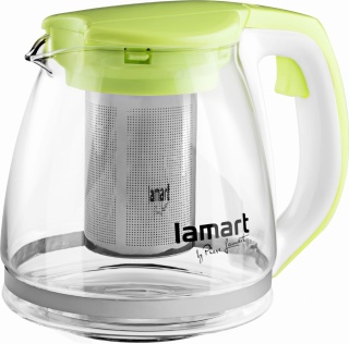 DZBANEK Z ZAPARZACZEM 1,1l Verre LT 7026 LAMART zielony