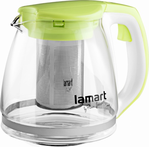 DZBANEK Z ZAPARZACZEM 1,1l Verre LT 7026 LAMART zielony