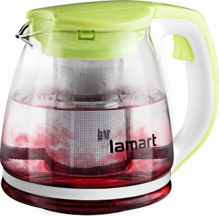 DZBANEK Z ZAPARZACZEM 1,1l Verre LT 7026 LAMART zielony