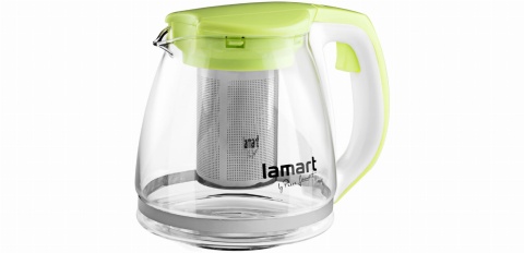 DZBANEK Z ZAPARZACZEM 1,1l Verre LT 7026 LAMART zielony
