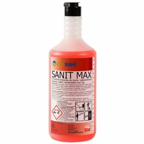 ECO SHINE SANIT MAX 1L - koncentrat do mycia i odkamieniania