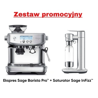 Ekspres SAGE SES878BSS - Barista Pro + saturator