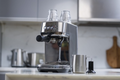 Ekspres kolbowy SAGE BAMBINO PLUS SES 500 BSS SREBRNY