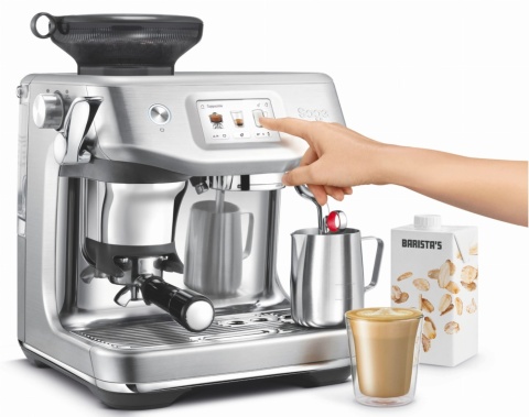 Ekspres kolbowy SAGE SES881BSS + 3kg KAWY the Barista Touch Impress srebrny