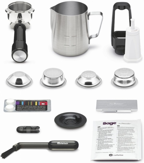 Ekspres kolbowy SAGE SES881BSS + 3kg KAWY the Barista Touch Impress srebrny