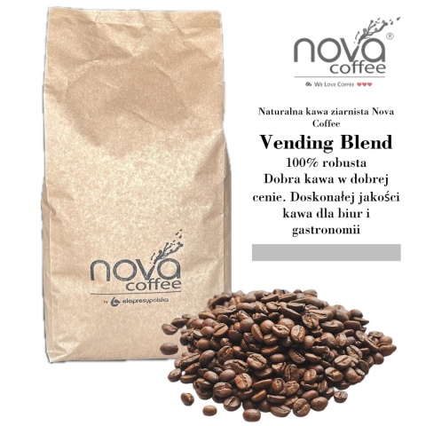 NATURALNA KAWA ZIARNISTA nova COFFEE Vending 100% Robusta 1KG
