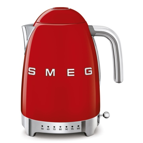 SMEG KLF04RDEU Czajnik elektryczny z regulacją temperatury Czerwony