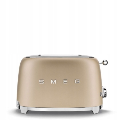 SMEG TSF01CHMEU - Toster na 2 kromki SZAMPAŃSKI