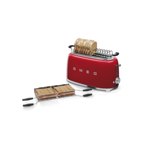 SMEG TSF02RDEU - TOSTER 4 TOSTY -czerwony