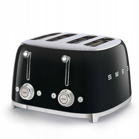 SMEG TSF03BLEU - TOSTER 50'S STYLE CZARNY 4 TOSTY