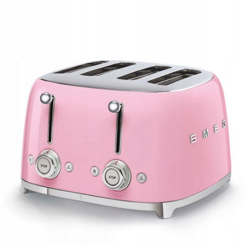 SMEG TSF03PKEU - TOSTER 50'S STYLE RÓŻOWY 4 TOSTY