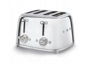 SMEG TSF03SSEU - TOSTER 50'S STYLE CHROM 4 TOSTY