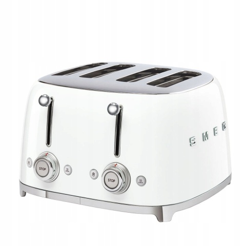 SMEG TSF03WHEU - Toster na 4 kromki Biały
