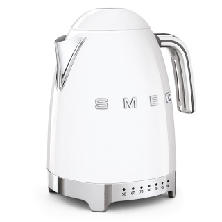 Smeg KLF04BWHEU Czajnik elektryczny z regulacją temperatury Biały