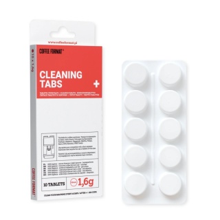 Tabletki do czyszczenia ekspresu Cleaning TABS+ 10x1,6g Coffee Format