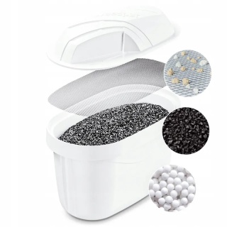 Dzbanek filtrujący Wessper D3 Slim FutureFlow 2,7 l biały z filtrem Aquamax