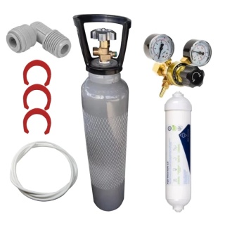 Midea JS1844T SODA PLUS BLACK Nablatowy dystrybutor wody gazowanej z akcesoriami