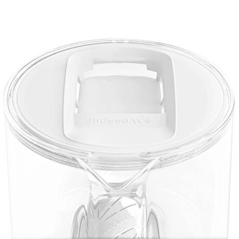 SZKLANY DZBANEK FILTRUJĄCY WODĘ WESSPER D2 Borosilicate 3 l biały + FILTR