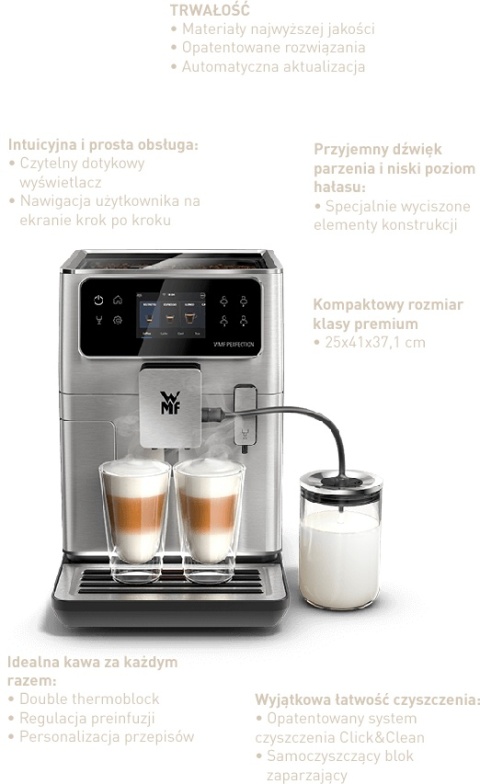 Automatyczny ekspres do kawy WMF Perfection 680 srebrny