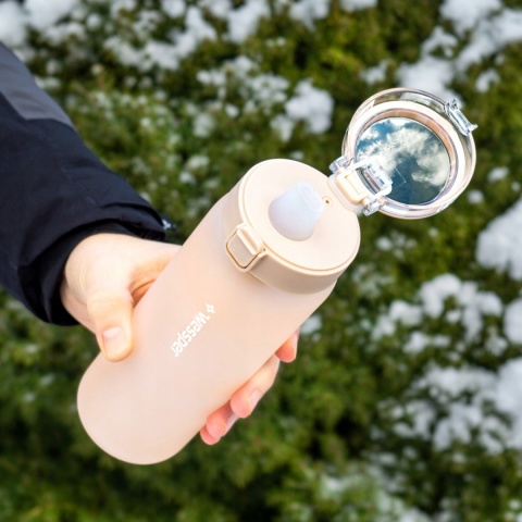 Bidon Butelka filtrująca Wessper ActiveMax Clarti 0,68l Beż MAT+ 1x Filtr