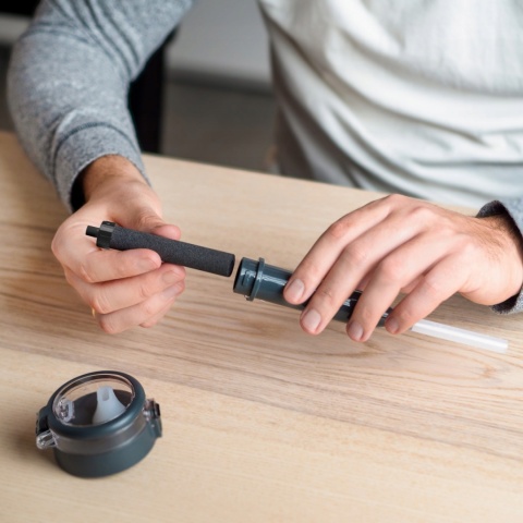 Bidon Butelka filtrująca Wessper ActiveMax Clarti 0,68l Grafit MAT+ 1x Filtr