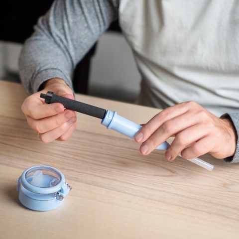 Bidon Butelka filtrująca Wessper ActiveMax Clarti 0,68l Niebieska MAT+ 1x Filtr