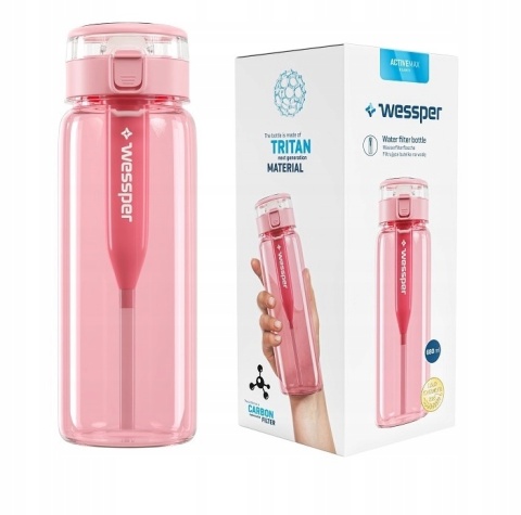 Bidon butelka filtrująca wodę Wessper ActiveMax Clarti 0,68l