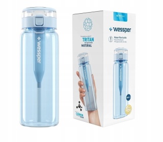 Bidon butelka filtrująca wodę Wessper ActiveMax Clarti 0,68l