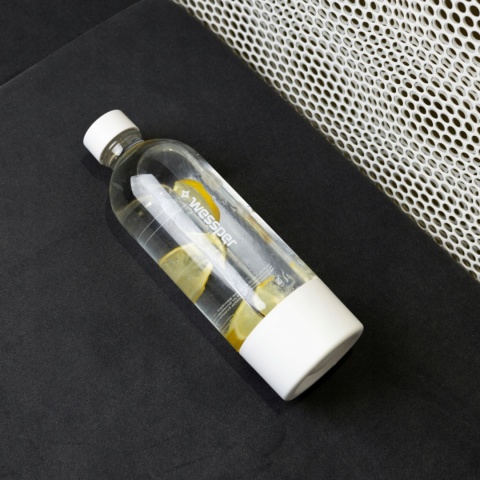 Butelka na wodę do saturatora Wessper Sodamaker S1 800 ml - BPA FREE Biała