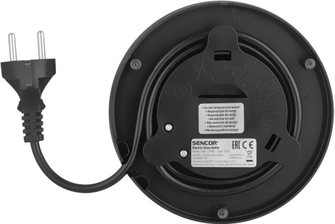 Czajnik elektryczny Sencor SWK 2711BK SZKLANY z czarnym