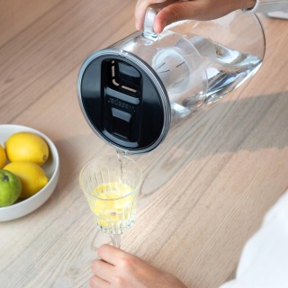 Dzbanek filtrujący Wessper D2 FutureFlow aquaclassic 3l Czarny + 1x Filtr