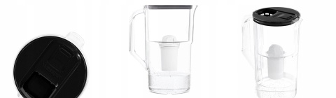 Dzbanek filtrujący z licznikiem LED Wessper D1 SOLID aquaclassic + 1x Filtr