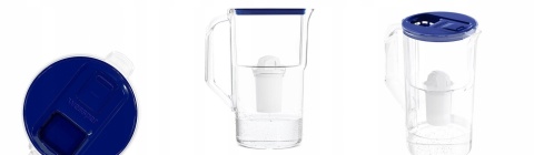 Dzbanek filtrujący z licznikiem LED Wessper D1 SOLID aquaclassic + 1x Filtr