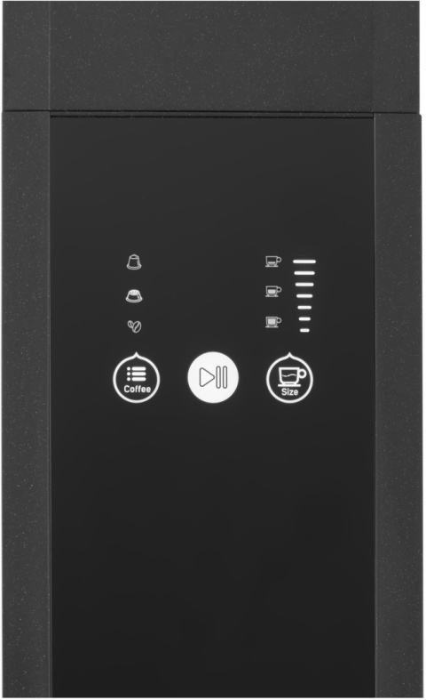 Ekspres na kapsułki SCC 1000BK Sencor CZARNY ze złotym