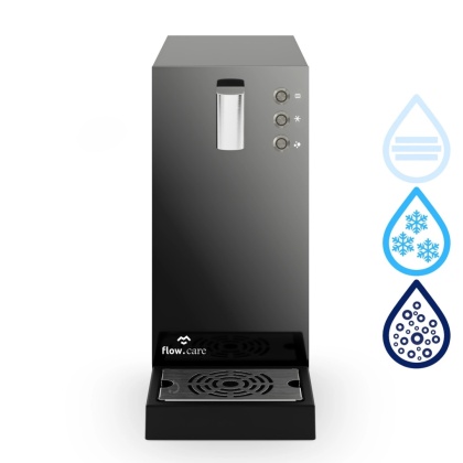 FlowCare 30TP Black Nablatowy dystrybutor wody CZARNY