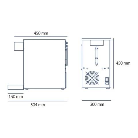 FlowCare 60TP PC Nablatowy dystrybutor wody STAL NIERDZEWNA