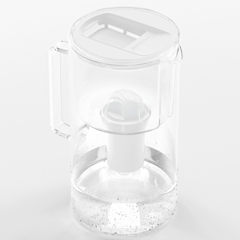 Dzbanek szklany WESSPER D2 BOROSILICATE -MIĘTOWY