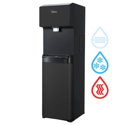 Midea JS1844S BLACK Wolnostojący dystrybutor wody CZARNY